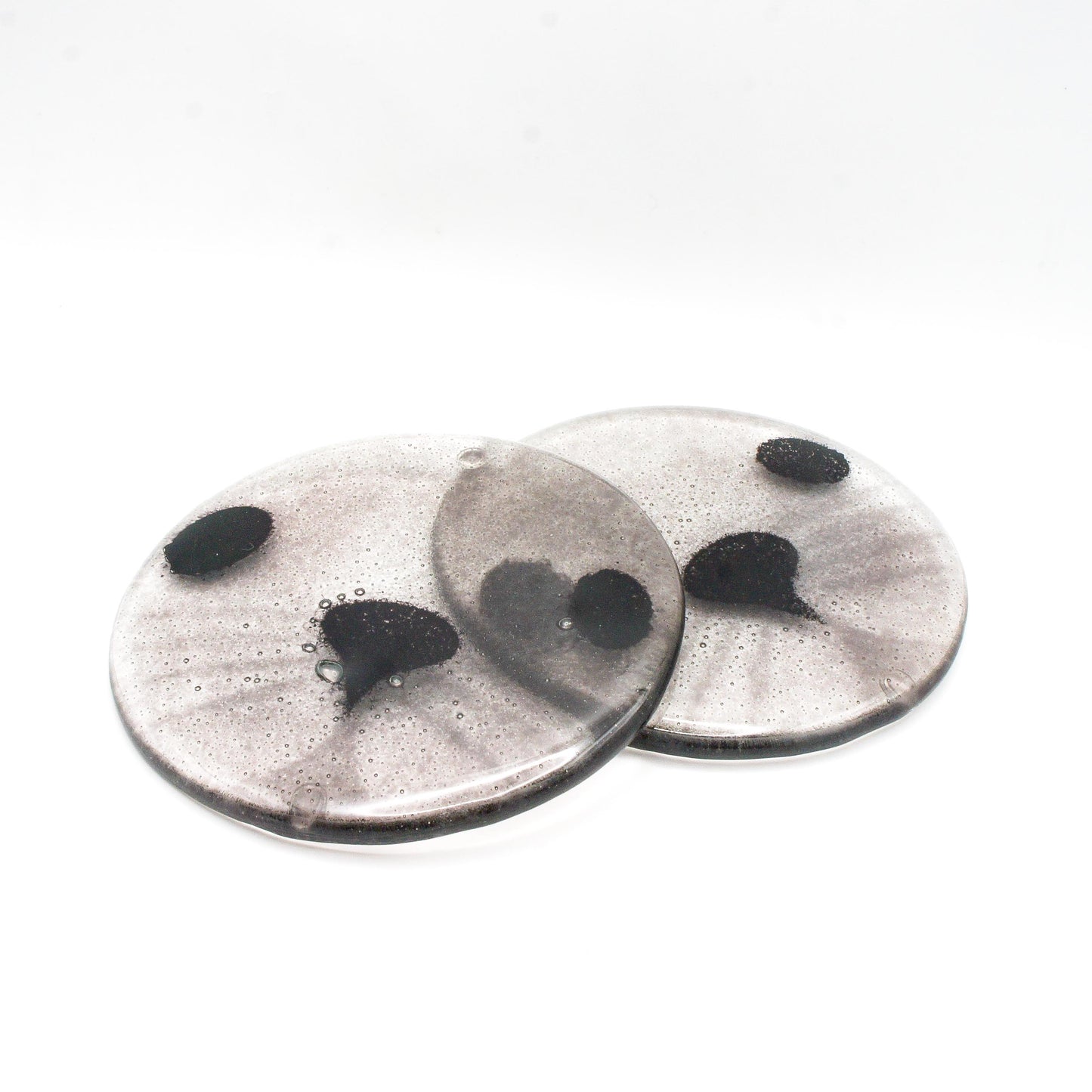 seal fused glass coaster
round coaster
handmade coaster seal
tile coaster seal face
house warming gift
beach house decor
black grey coaster
gift for her
handmade glass
seaside gifts
sea glass art
coffee table decor
nautical decor
set of 2 coasters