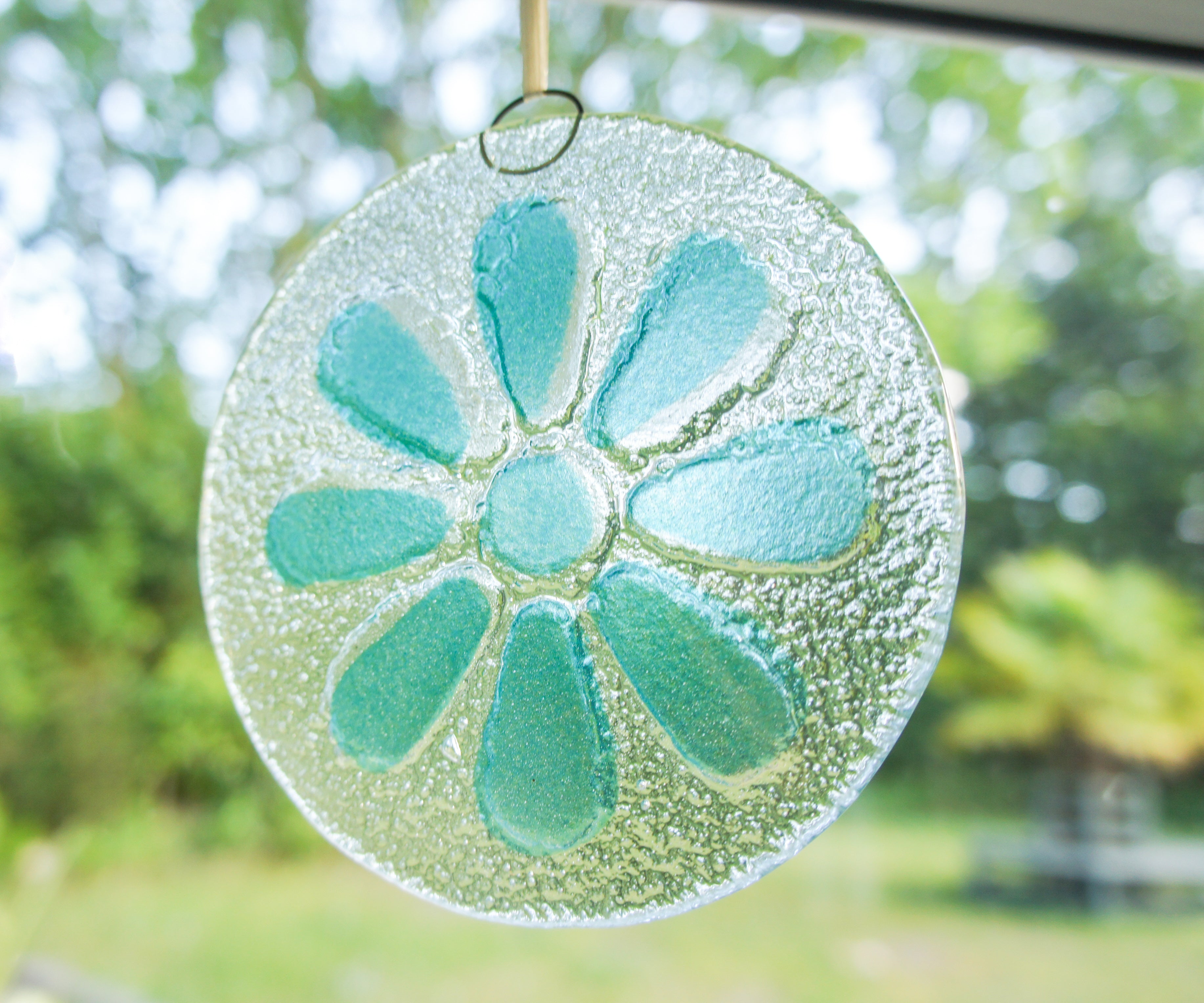 Turquoise Crystal Horseshoe buying Sun Catcher